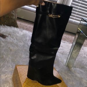 Mona Mia Wedge Calf Boot